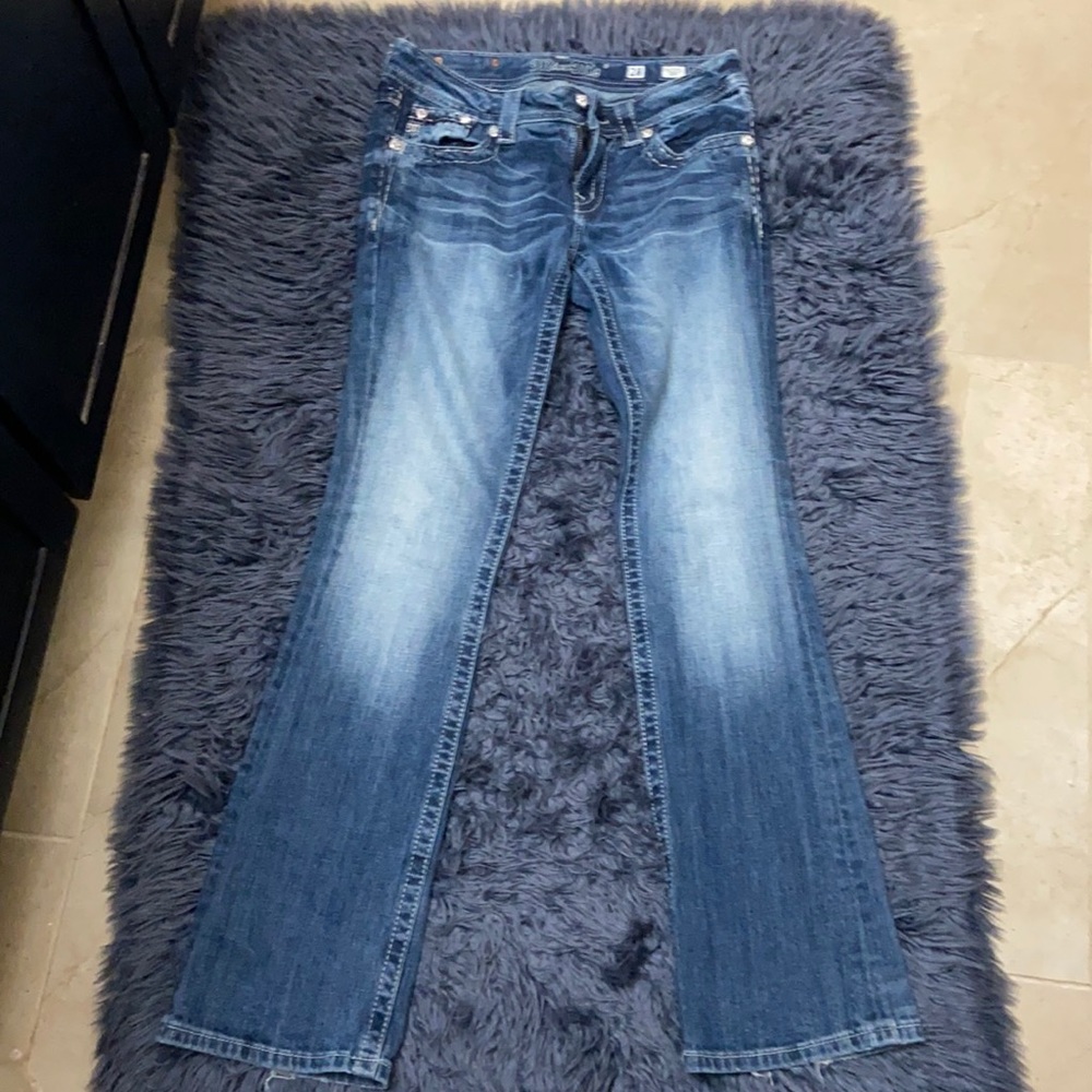 Miss Me Boot Cut Embellished Jeans